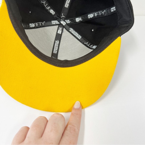 Indiana Pacers New Era Hardwood Classics 7 3/8 Baseball Cap Hat - Picture 5 of 6